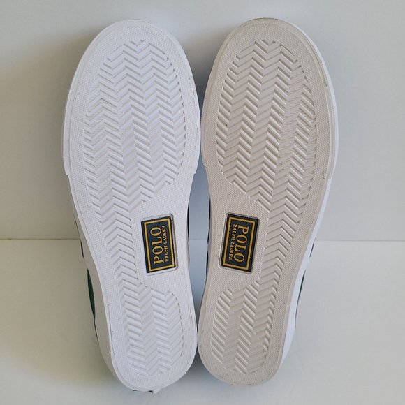 NEW Polo Ralph Lauren Bear Keaton Slip On Shoes Size 9.5 Green - Picture 6 of 7